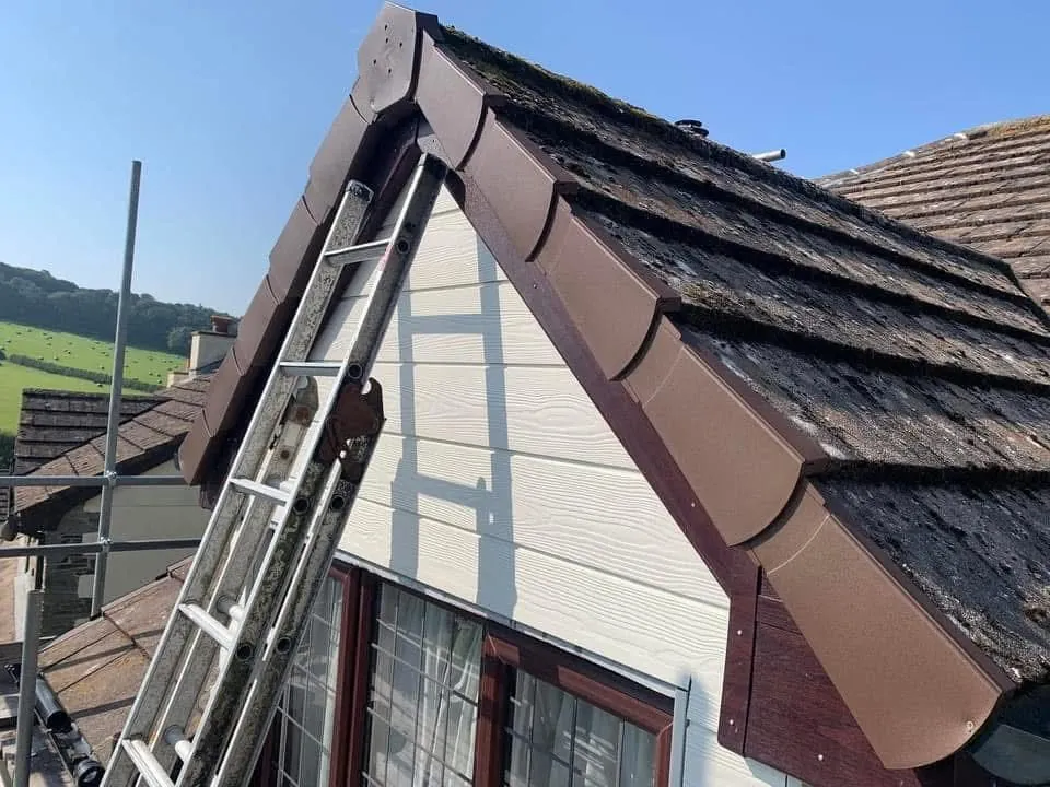 New fascias, bargeboards and guttering in South Molton